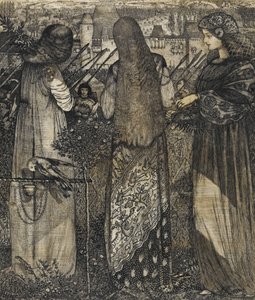 Aller à la bataille, 1858 - Edward Burne Jones